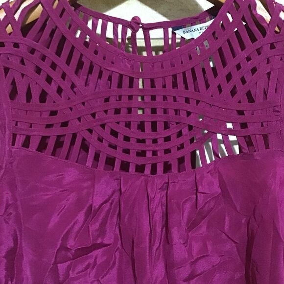 Banana Republic Sleeveless Silk Blouse XS NWT - Picture 2 of 5